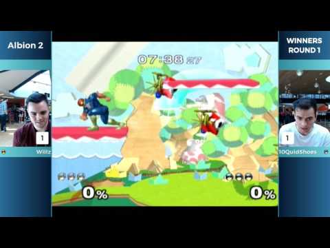 Albion 2 - Winners R1 - Willz vs 10QuidShoes - Melee Singles