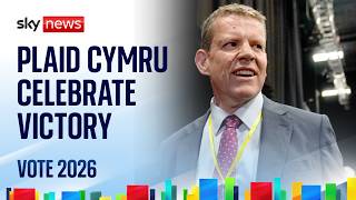 Plaid Cymru celebrate victory in Wales as Labour is wiped out