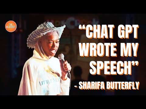 Chat GPT Wrote My BEST MAN SPEECH | Sharifa Butterfly | The Blackout #comedy #standup #blackout