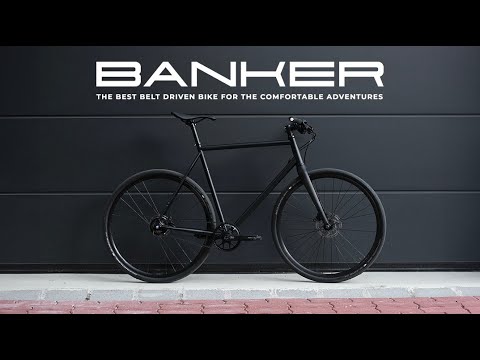 Booda Bike - Banker | Belt driven trekking bike with 8 speed gear hub