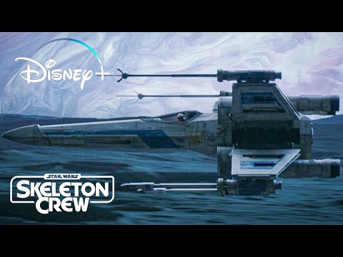 Escape from X-Wing Starfighters | Star Wars : Skeleton Crew