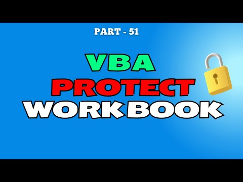 Part 51 - VBA Code to Protect Workbook Instantly | Lock Structure with One Click | Hindi
