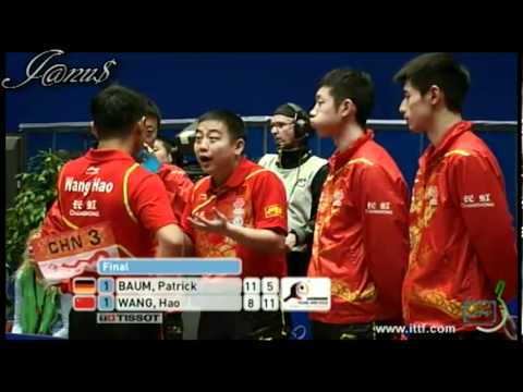 2012 WTTTC (MT-F) [CHN-GER/g3] WANG Hao - BAUM Patrick [Full Match|Short Form]