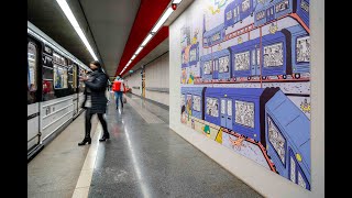 Kortárs, szabad, játékos – Képzőművészet az M3-as metró vonalán