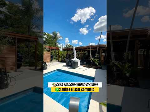 Casa com 3 suítes e lazer completo - Condomínio fechado Araçoiaba da Serra#casa#condominio#casavenda