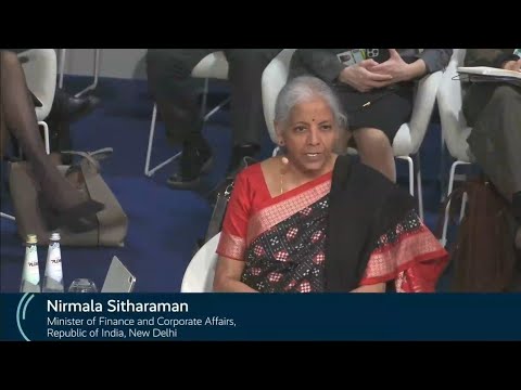 Smt Nirmala Sitharaman in discussion on Degrees of Instability: Climate Security in a Warming World