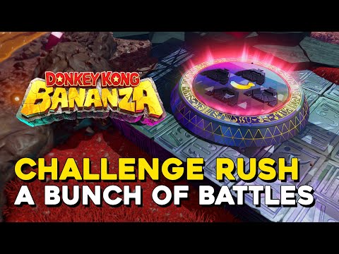 Donkey Kong Bananza Challenge Rush A Bunch Of Battles