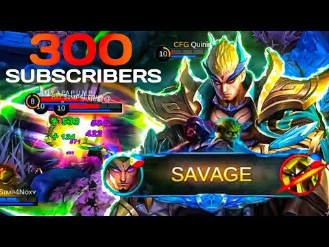 YU ZHONG PERFECT SAVAGE, BEST BUILD AND EMBLEM | SPECIAL 300 SUBSCRIBERS