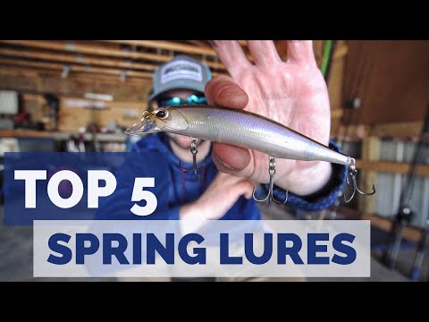 BEST 5 Lures for BIG SPRING Bass!