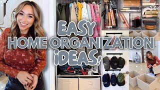 HOME ORGANIZATION IDEAS 2025! *Real Life* Organize and Declutter! Easy Organizing Tips!
