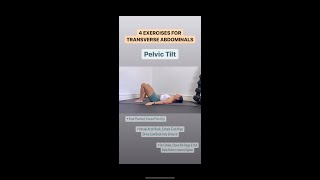 4 AB Exercises to Strengthen Transverse ABS | Relieve Low Back Pain | Diastasis Recti Exercises