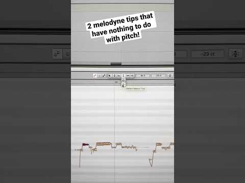 Two melodyne tips that have nothing to do with pitch!