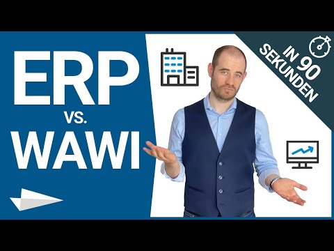 ERP vs. WaWi/Warenwirtschaftssystem: Erklärung in 90 Sekunden - Vergleich, Vorteile, Nachteile