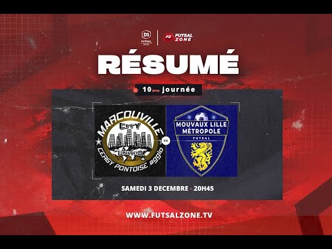D1 Futsal - J10  Marcouville City CP vs Mouvaux Lille Métropole Futsal