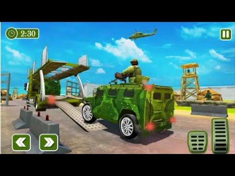 Army Car Transporter 2019 : Airplane Pilots - best Anoride Gameplay HD.