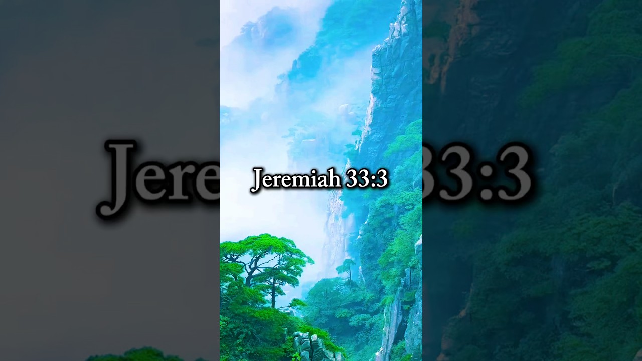 Seek God in Times of Uncertainty - Jeremiah 33:3 🙏
