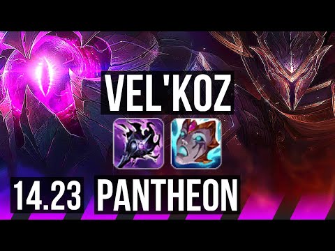 VEL'KOZ & Corki vs PANTHEON & Lucian (SUP) | KR Diamond | 14.23