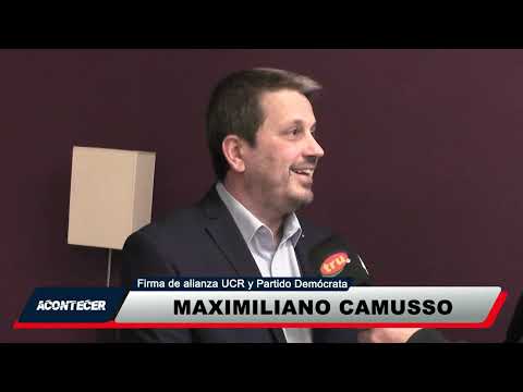 Marcos Juárez: UCR y Partido Demócrata firmaron alianza para competir en la elecciones municipales