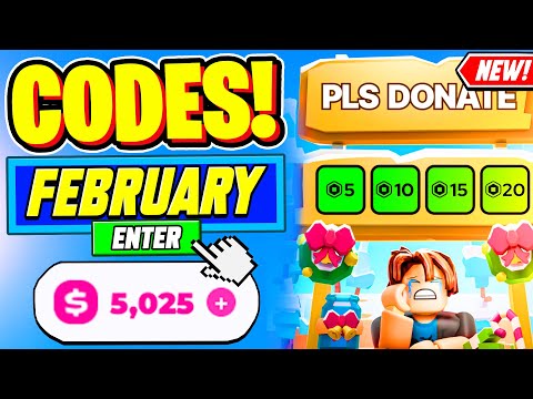 ⚠️New⚠️ ALL WORKING CODES For Pls Donate February 2026 - Roblox Pls Donate Codes 2026