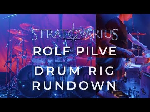 Rolf Pilve (Stratovarius) Drum Rig Rundown / Survive Tour 2022