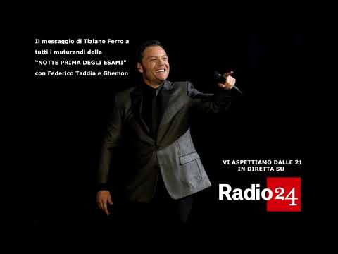 Tiziano Ferro: "E' una notte magica: ricordo ancora l'emozione del diventare grande"