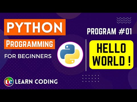 First Python Program | Learn Coding