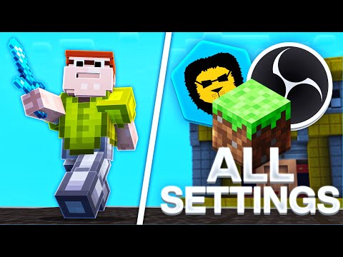 Dewier's FULL Settings Release! (Minecraft, Badlion, OBS)