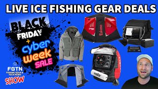 LIVE BLACK FRIDAY WEEKEND Ice Fishing Gear Deals - FGTN Show #42