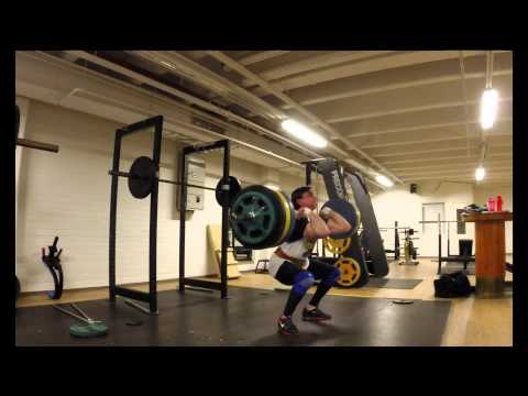 130kg clean and jerk