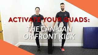 Strengthen weak quads / thigh muscles with this simple hip flexion exercise