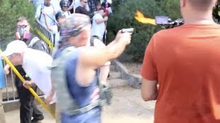 Klan Leader Shoots At Black Man...Cops Don't Budge (VIDEO)