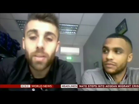 Nicolas Desenclos of Trelissac FC talks to BBC World News about French Cup tie v Marseille