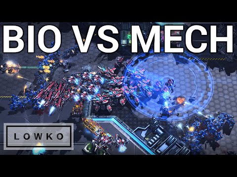 StarCraft 2: AMAZING Bio vs Mech! (Cure vs INnoVation)