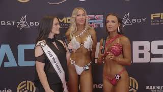 FMG International Gold Coast 2025 backstage interview with Taylor and Emma