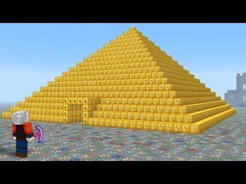 GIANT PYRAMID LUCKY BLOCKS - Minecraft
