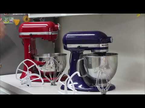 Virtuvinis kombainas KitchenAid Artisan 5KSM125, 4,8 l, Kreminės gelsvos spalvos video