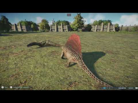 Jurassic World Evolution 2: Australovenator vs Dominion Dimetrodon
