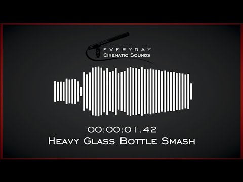 Heavy Glass Bottle Smash | HQ Sound Effects