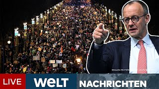 CDU-PARTEITAG IN BERLIN: Merz will nach Wahlsieg Sofortprogramm - Proteste gegen Rechte | Livestream