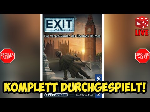 Exit - Das Verschwinden des Sherlock Holmes | ACHTUNG SPOILER | Live Let's Play mit Markus & Ben