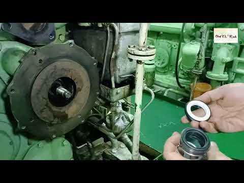 Yanmar Diesel Generator Cooling Water Pump Mechanical Seal Replacement...
