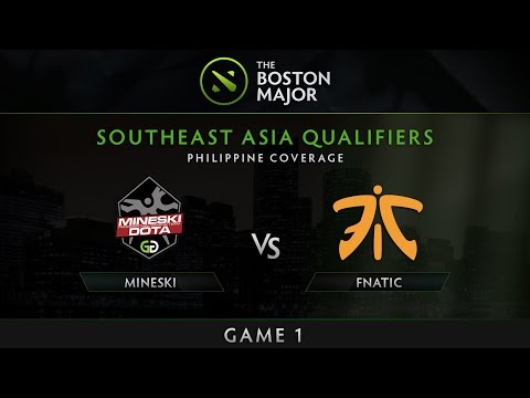 Mineski vs Fnatic - Game 1 - The Boston Major SEA Qualifiers - Philippine Coverage