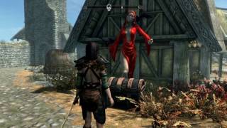 Skyrim Remastered - Mods Showcase - Color Added Nocturnal Robe