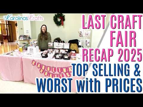 Craft Fair Paper Crafts Recap 2025, Top Craft Show Selling Items, Christmas Craft Fair Best Sellers