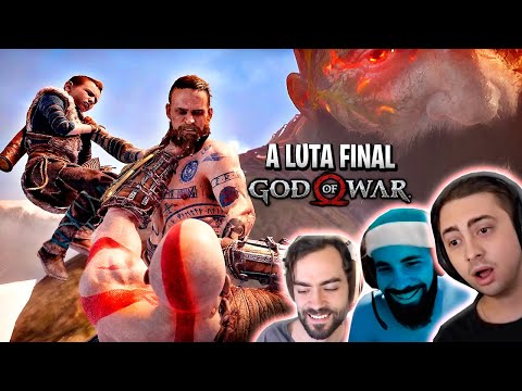 RELEMBRAR É VIVER:STREAMERS REAGINDO A IMPRESSIONANTE LUTA FINAL DE GOD OF WAR 2018 (GOTY)