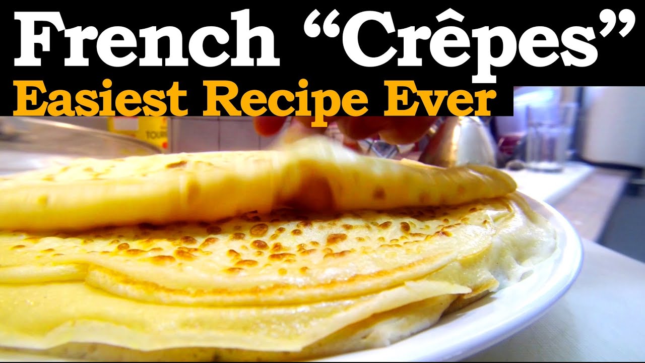How to make French Crepes, with the mighty 