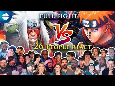 Jiraiya vs Pain [Full Fight] 🔥 26 People Reaction Mashup - Shippuden 130-133 - 🇯🇵