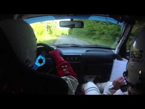 Cameracar Rally del Giarolo 2014 Lazzara-Boattini 106 N2 - PS 5