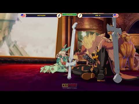 CEOTaku 2018 Guilty Gear Xrd Rev 2 - Hotashi vs Mr. K - Top 48