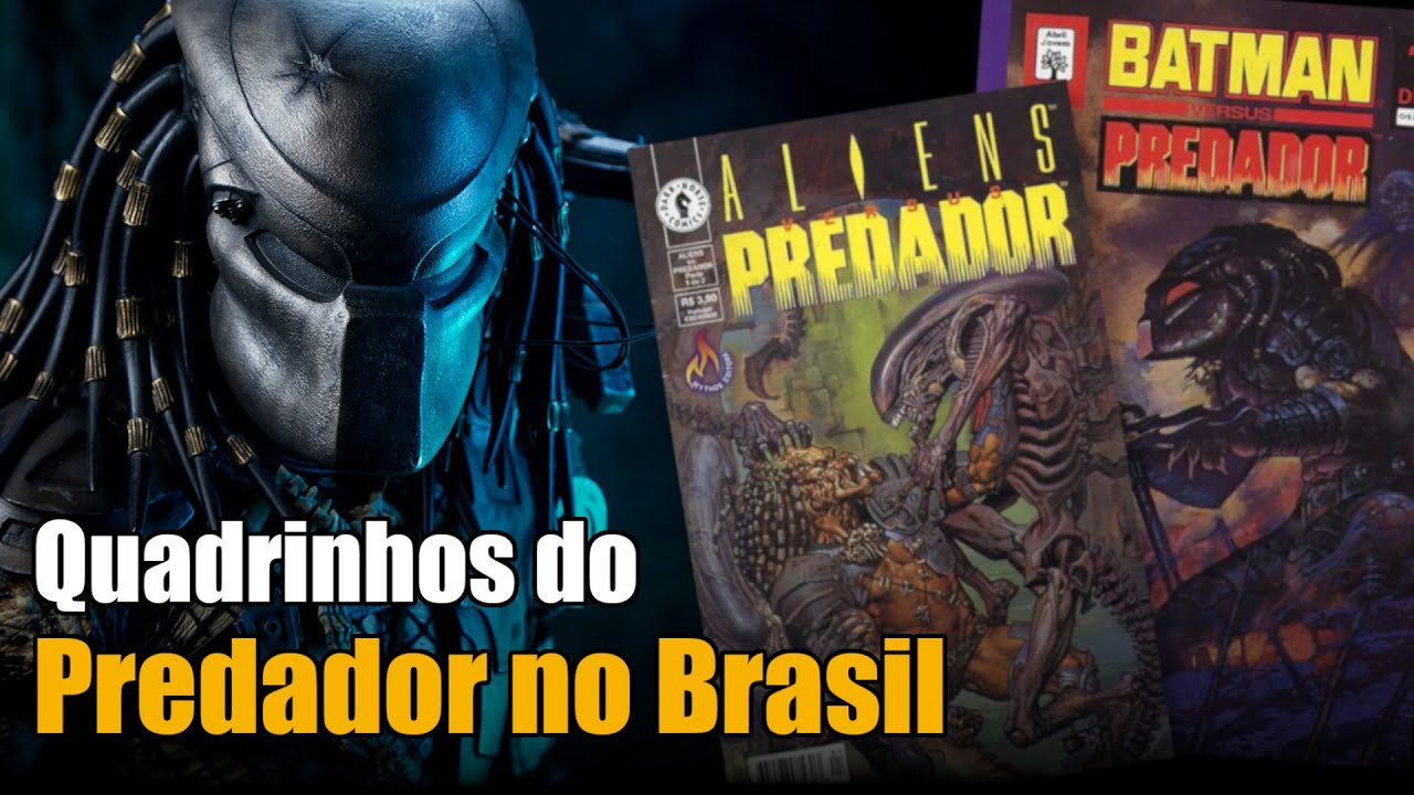 QUADRINHOS DO PREDADOR LANÇADOS NO BRASIL
